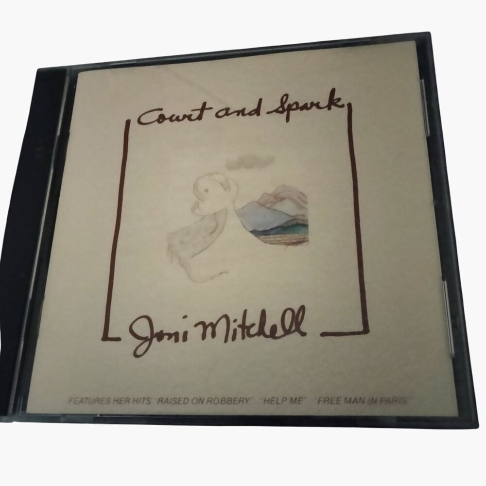 Joni Mitchell Court and Spark 1974 Audio CD Album Asylum Help Me Free Man Paris